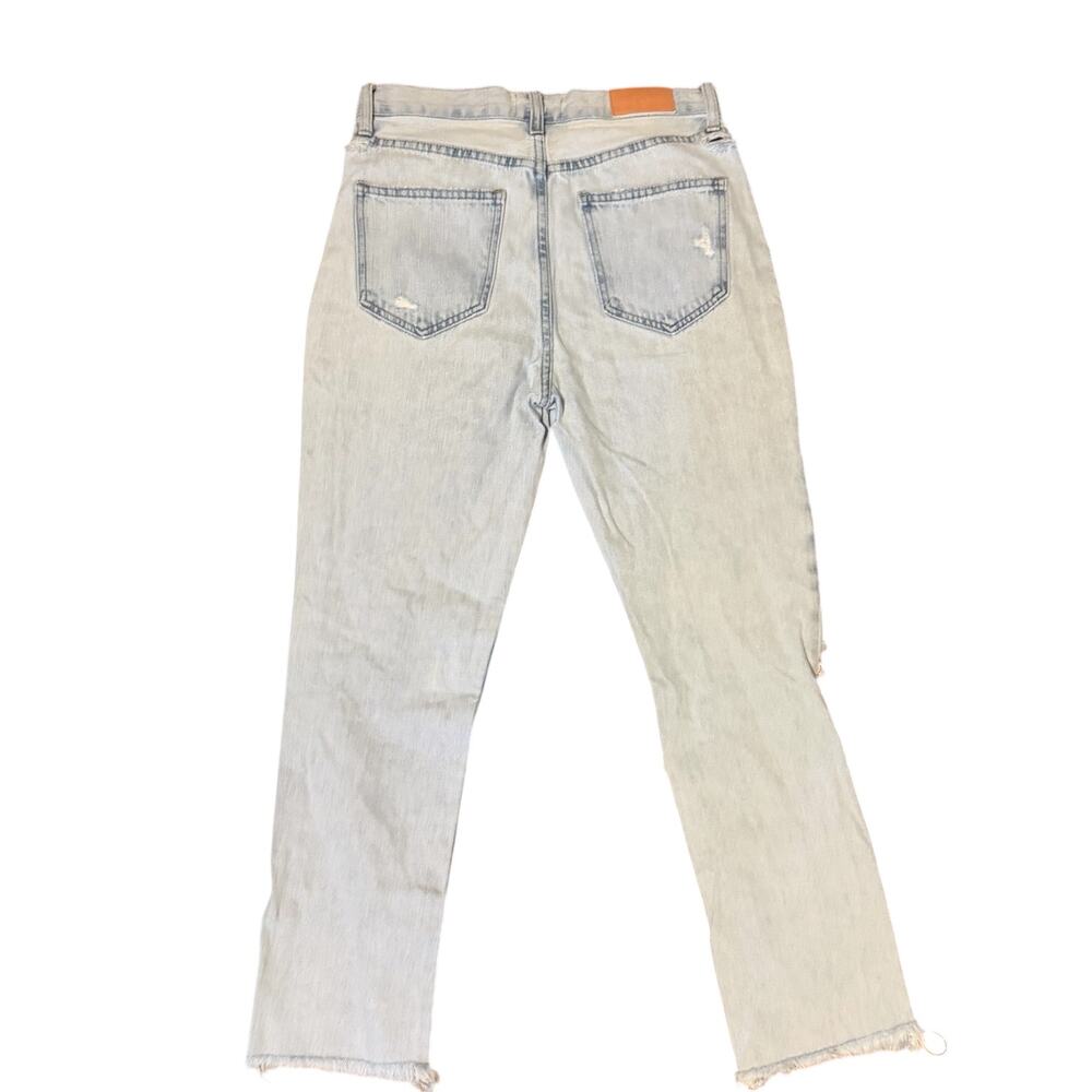 Pistola | Button Fly Light Wash Distressed Flare Leg Jeans Size 27 - Picture 5 of 7